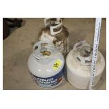3 propane tanks - 1 somewhat full