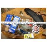 .22, .223 shells, hunting vest & sling