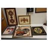 South West Wall Hangings - Cross stitches