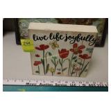 Live life joyfully Dï¿½cor