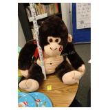 Large Stuffed Monkey