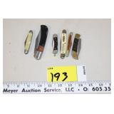 6 Pocket Knives