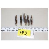 5 Old Timer Pocket Knives