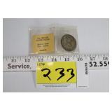 1962 Mexican Silver Dollar