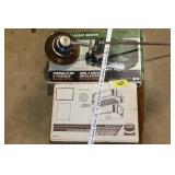 Camping Grill, Roaster, and Sunflower Heater