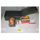 (165) 300 WIN. Cartridges and Flat Amo Can