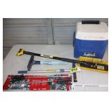 Radiator Geenie, RainX Squeegee and Igloo Cooler