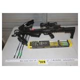 Fiery HDX 400 Crossbow with 6 20' Bolts