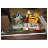 Drill Press, Garage Hanging Kit, Light, etc.