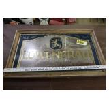 Mirror Lowenbrau Sign