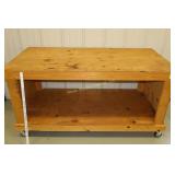 Rolling Shop Table 6' x 3' x 3'
