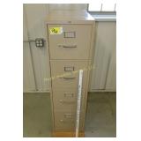 Hon 4-drawer file cabinet - no lock