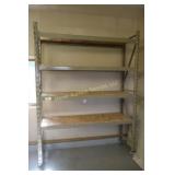Pallet racking shelf on wheels - 4 shelves
