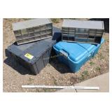 2 Totes and 2 Bolt Organizers