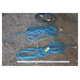 4 Extension Cords - 2 needs ends