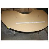6' Half Circle Table