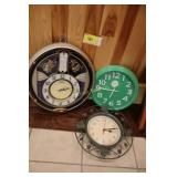 3 clocks