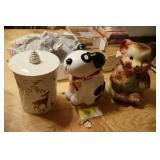 3 cookie jars