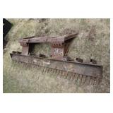 7ft Skid Loader Landscape Rake