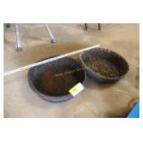 3 feed pans