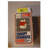 Snoopy dog house radio w/ original box