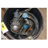 propane hose and trouble light