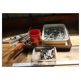 3/8in and 1/2 inch bits and organizers
