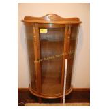 china hutch w/ glass shelves also lighted
