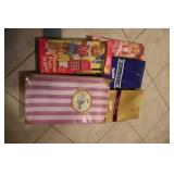 5 Barbies in original box