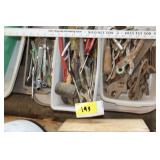 wrenches screwdriver hammer etc.