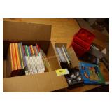 kids books w/ little tea set