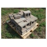approx 16 cement blocks