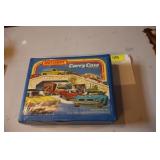 match box carrier case full of toy cars