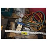 ac evacuator and gages