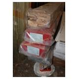 natural hickory flooring approximately 55sq ft
