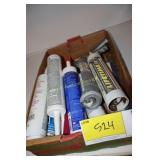 caulk and caulk gun