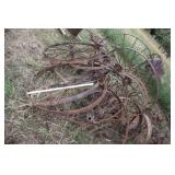 large assortment of metal wheels