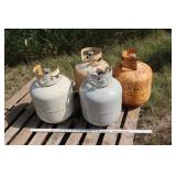 4 propane tanks