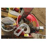 extension cords heat lamps hand tools etc.