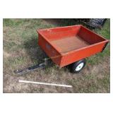 pull type yard cart extra wheel