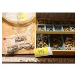 Jewelry box, jewelry, watches, and pins
