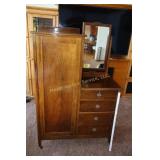 Antique Chifforobe on wheels