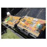 2 DeWalt organizers & contents
