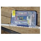 tackle box with lures