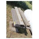 Shooting bench wooden