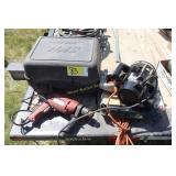 circular saw, drills, router