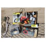 clamp meter, air compressor, etc