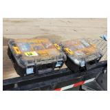2 DeWalt TStak cases & contents