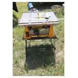 DeWalt 10" Table Saw w/folding stand