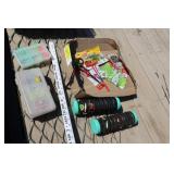 tackle, hooks and hook removers